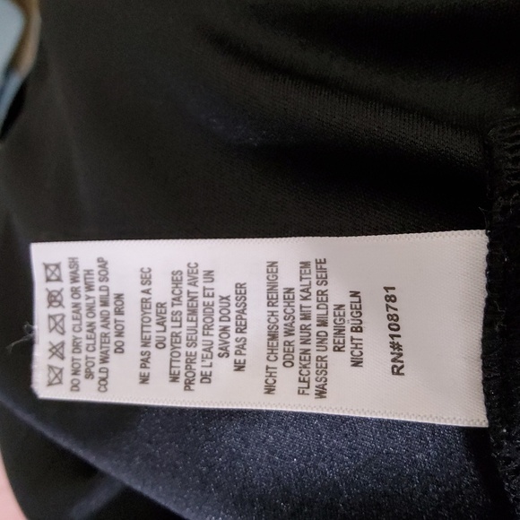 AIDAN MATTOX Black Beaded Bodice Sleeveless Formal Gown Size 6 - Picture 7 of 7